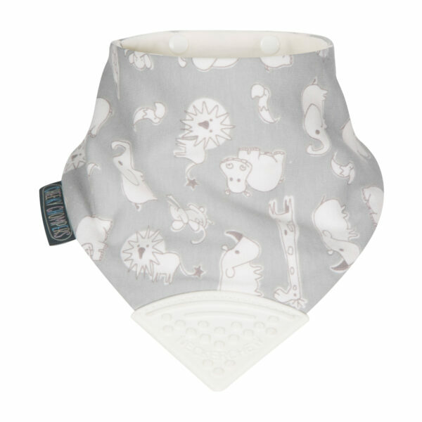 cheeky chompers teething bib chewy and co front