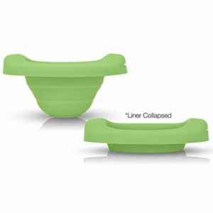 Kalencom Potette Plus Collapsible Reusable Liner for Home Use with The 2-in-1 Potette Plus Potty (Sold Separately) (green) main