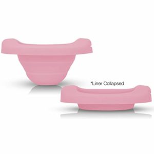 Kalencom Potette Plus Collapsible Reusable Liner for Home Use with The 2-in-1 Potette Plus Potty (Sold Separately) (Pink) main