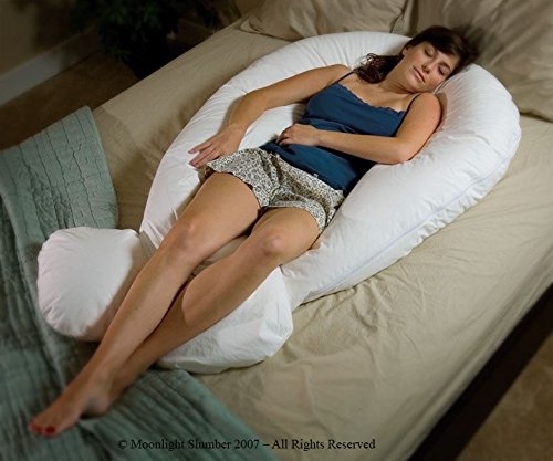 Moonlight Slumber Comfort U Total Body Support Pillow