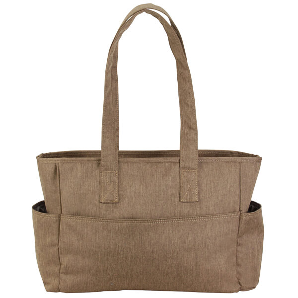 Kalencom Fashion Diaper Tote Bag: Nola by Kalencom Understated Classics Diaper Bag (Toffee) Back
