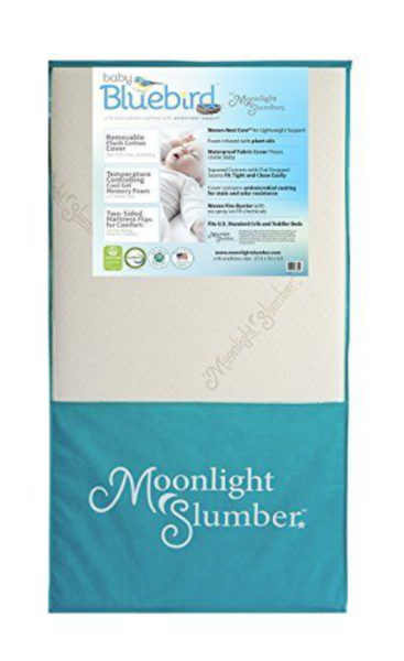 moonlight slumber breathable dual sided baby crib mattress