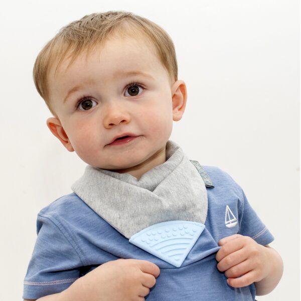 cheeky chompers teething bib simple classic on adorable baby