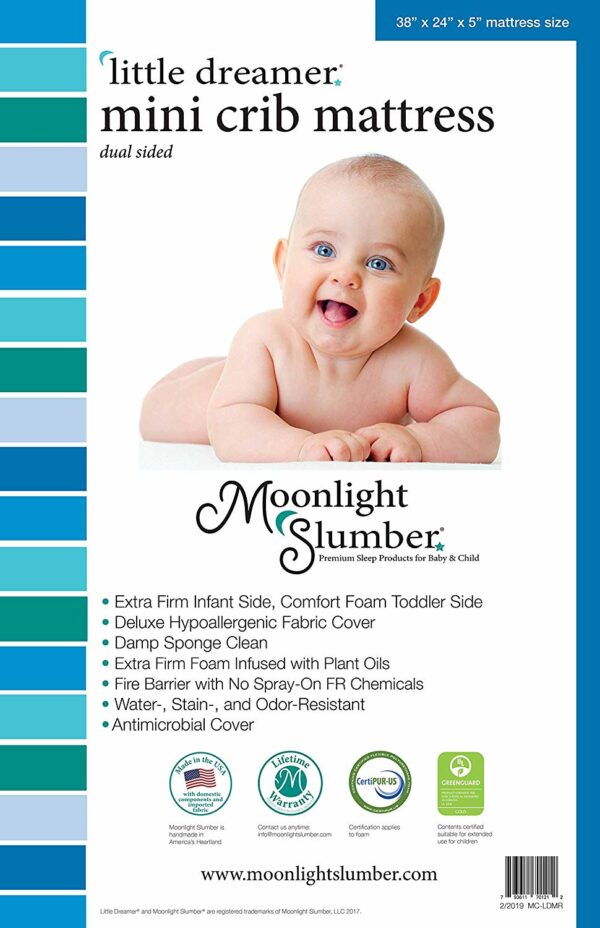 Moonlight Slumber Mini Crib Mattress